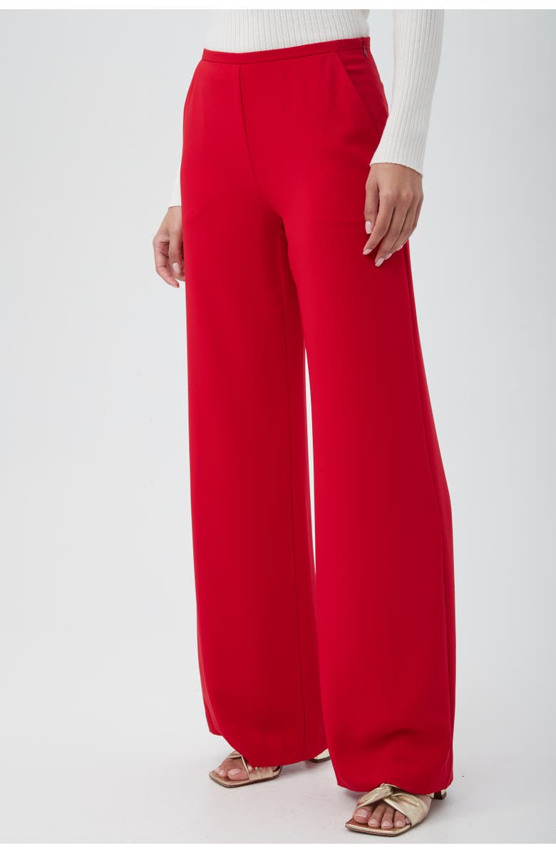 Trina Turk Tavia Pant, Alternate, color, Red Spark