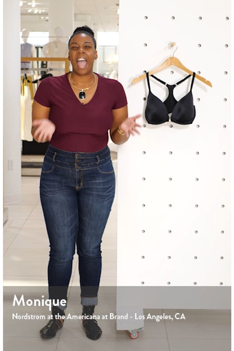 Sheer Illusion Underwire Racerback Bra video