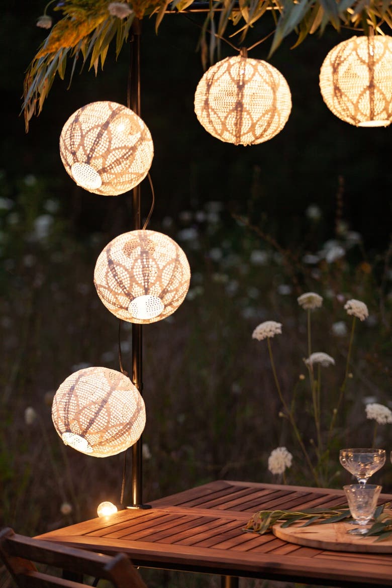 String Light Shades - 5 pack Globes, Alternate, color, White