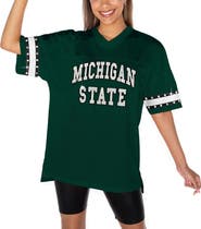 GAMEDAY COUTURE Women's Gameday Couture Green Michigan State Spartans Until Kickoff Rhinestone Fashion T-Shirt