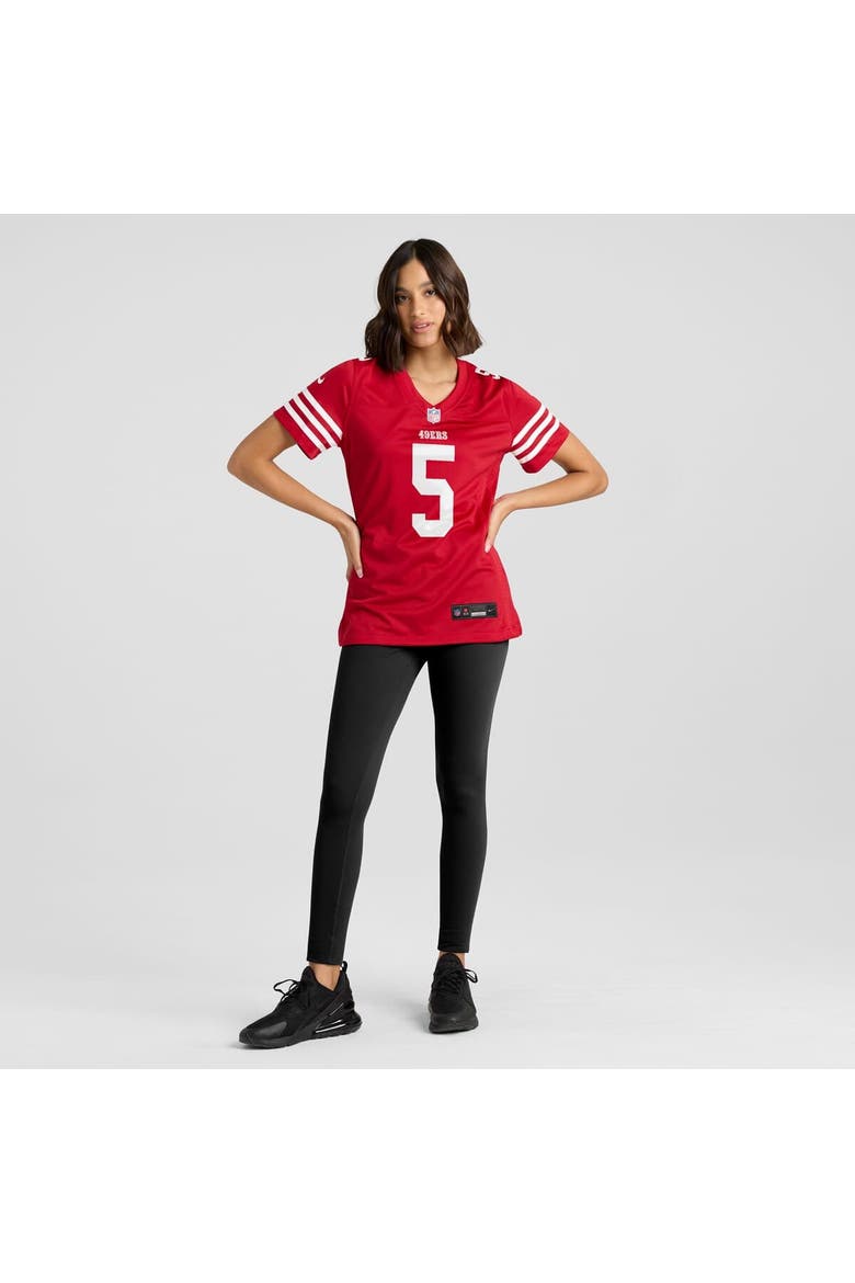 Women's Nike Trey Lance Scarlet San Francisco 49ers Player Jersey, Alternate, color, Scarlet