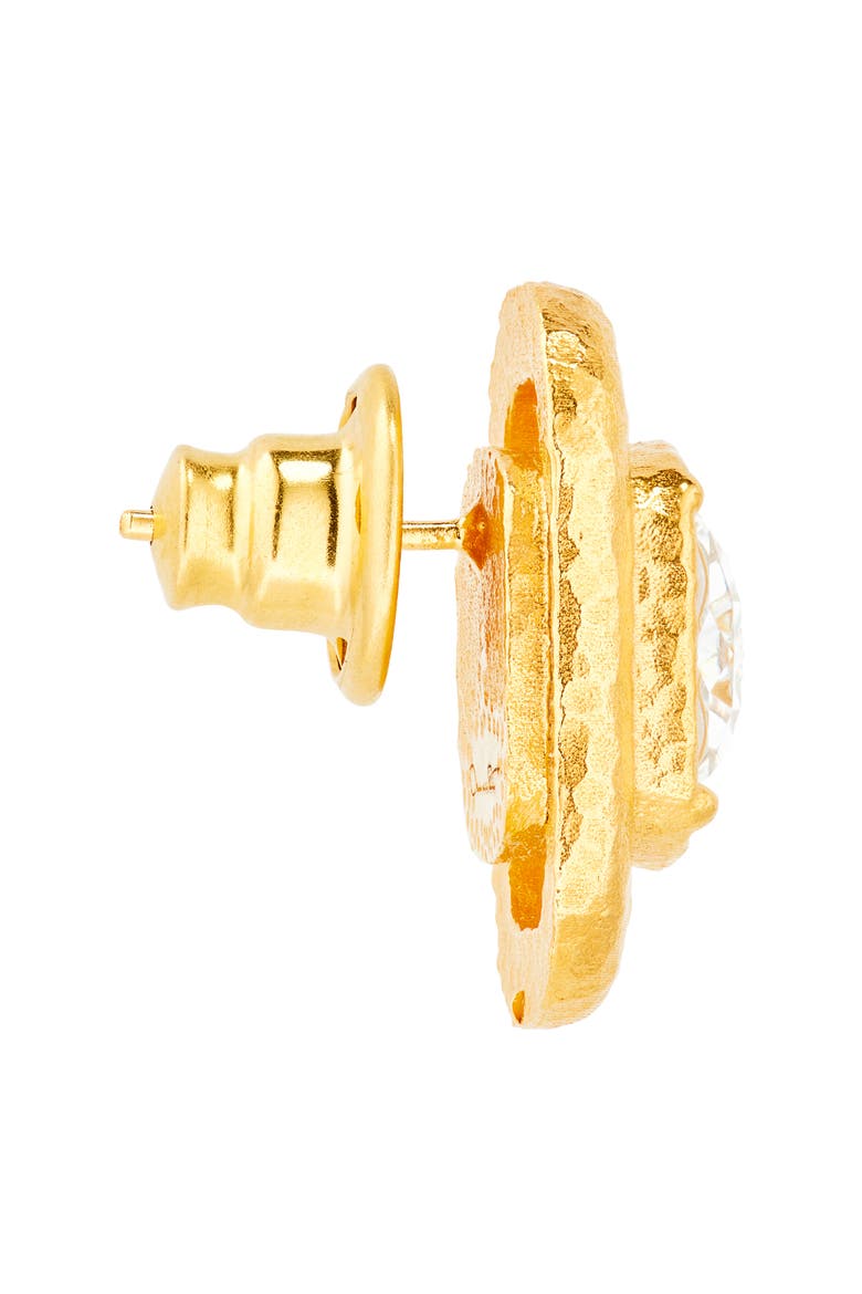 Rectangle Crystal Stud Earrings, Alternate, color, CRYSTAL