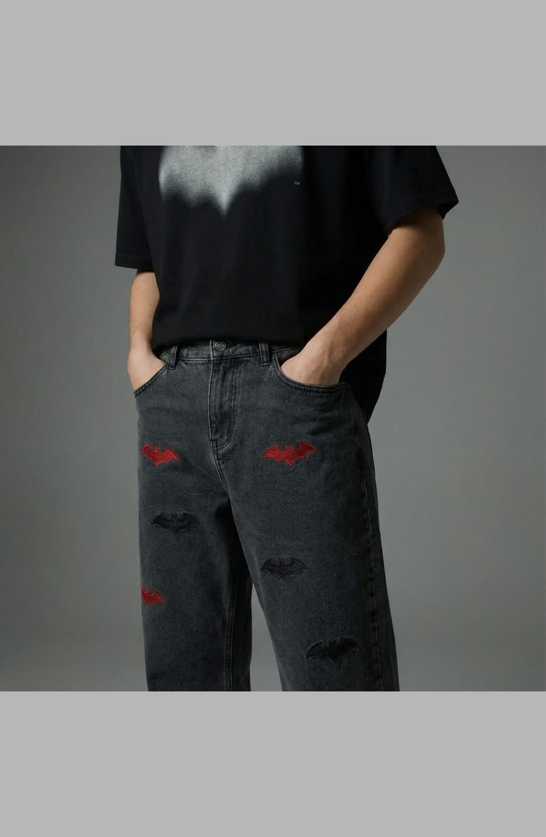 Blvck Batman x Blvck Shadow Jeans, Alternate, color, Black