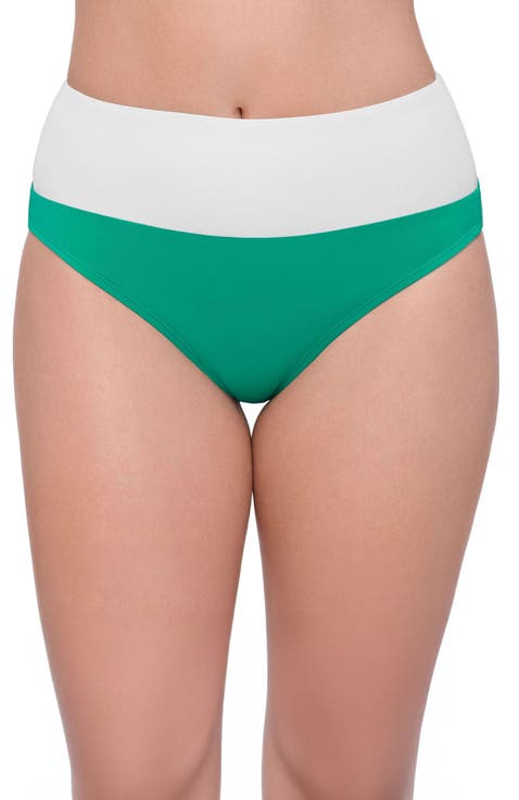 Ultra High Waist Banded Swim Bottoms