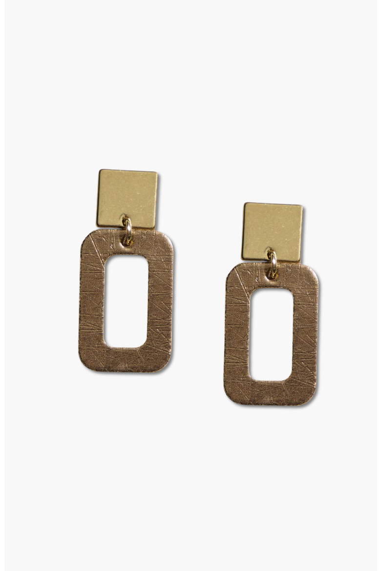 Logan Earrings, Main, color, Vintage Bronze