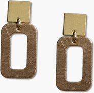 Nickel & Suede Logan Earrings