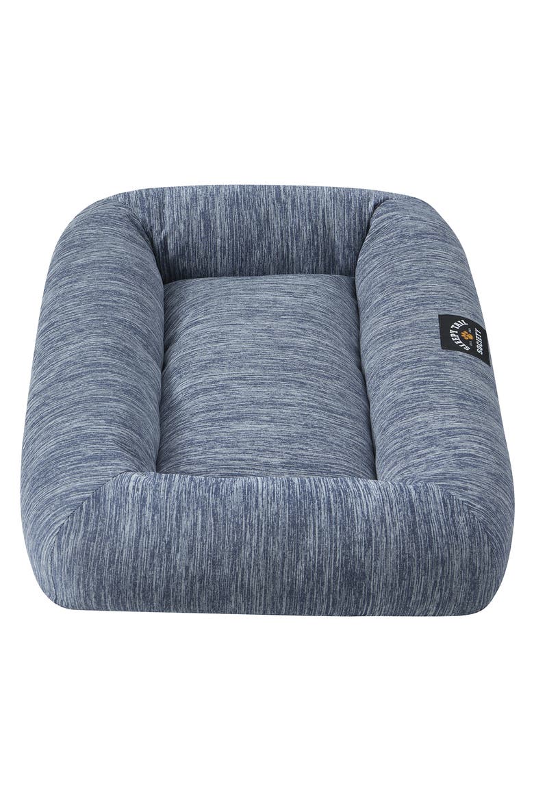 Sleepy Tail Society 16-Inch Cooling Pet Bed, Alternate, color, BLUE