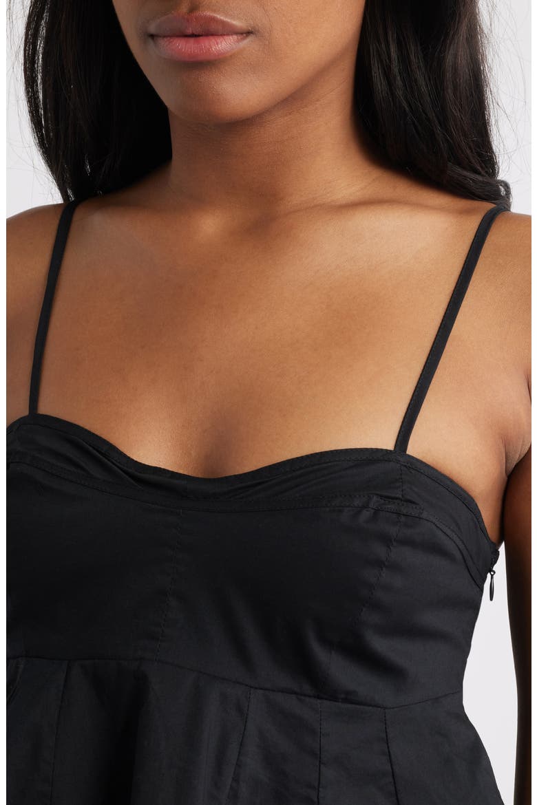 Delta Peplum Camisole, Alternate, color, BLACK