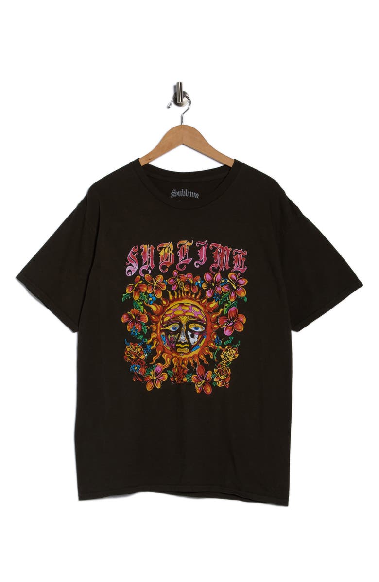 Merch Traffic Sublime Graphic T-Shirt, Alternate, color, Black Pigment Dye