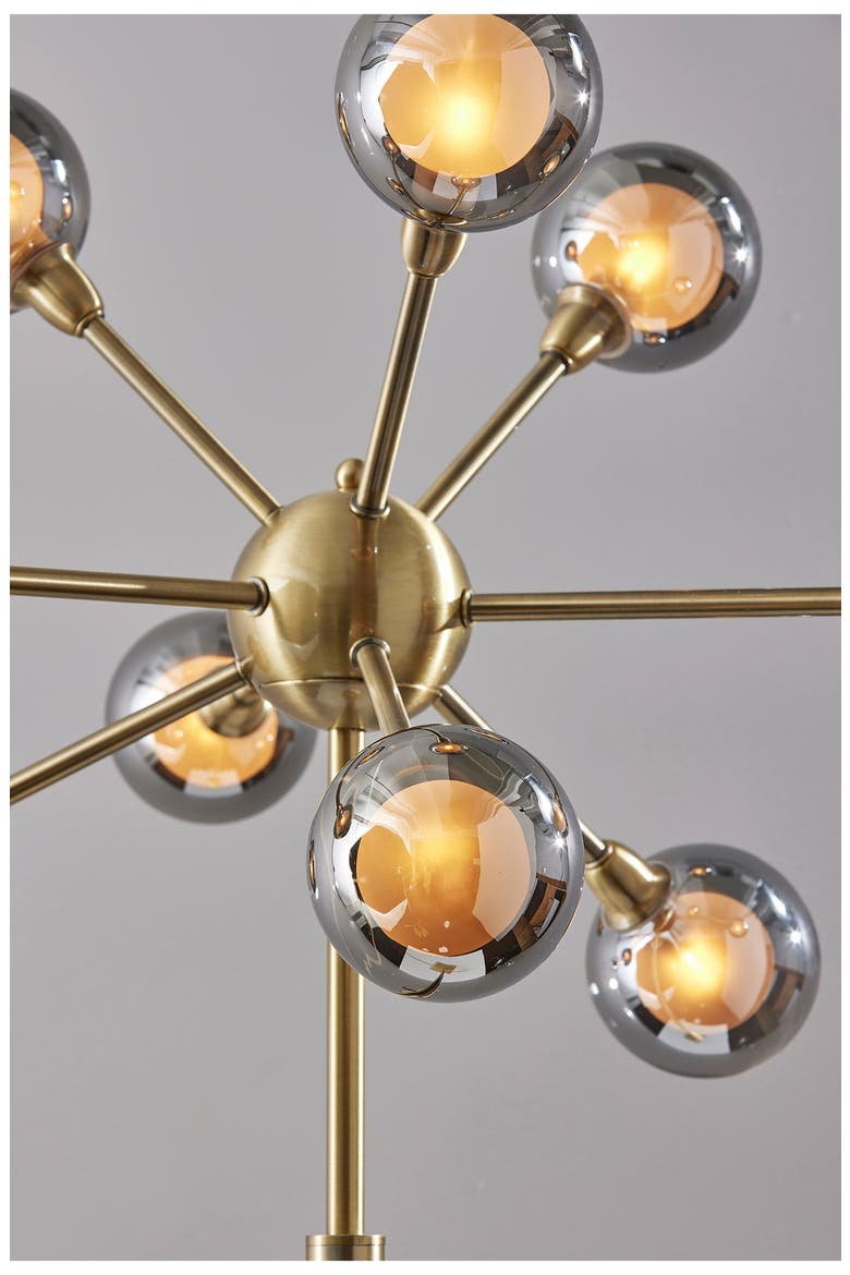 Starling LED Floor Lamp, Alternate, color, ANTIQUE BRASS