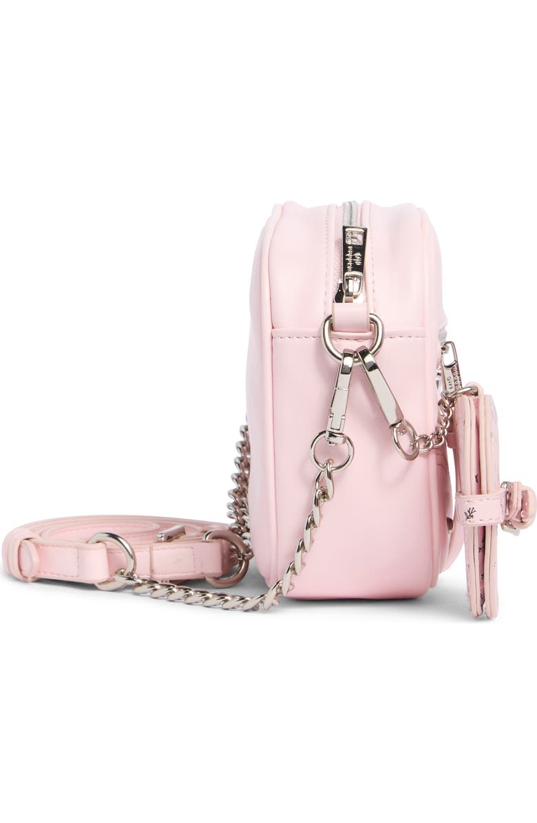 Madden Girl Kids' Faux Leather Camera Bag, Alternate, color, Ballet Pink