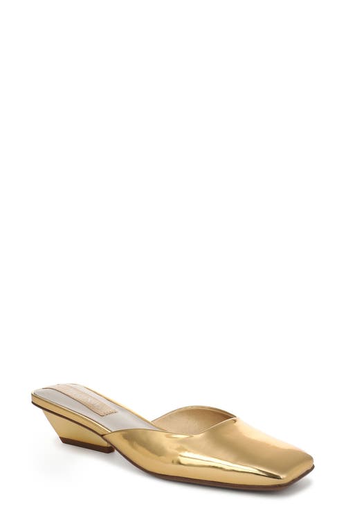 Franco Sarto Nicola Square Toe Mule In Gold