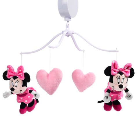 Disney Baby Minnie Mouse Love Musical Baby Crib Mobile Soother