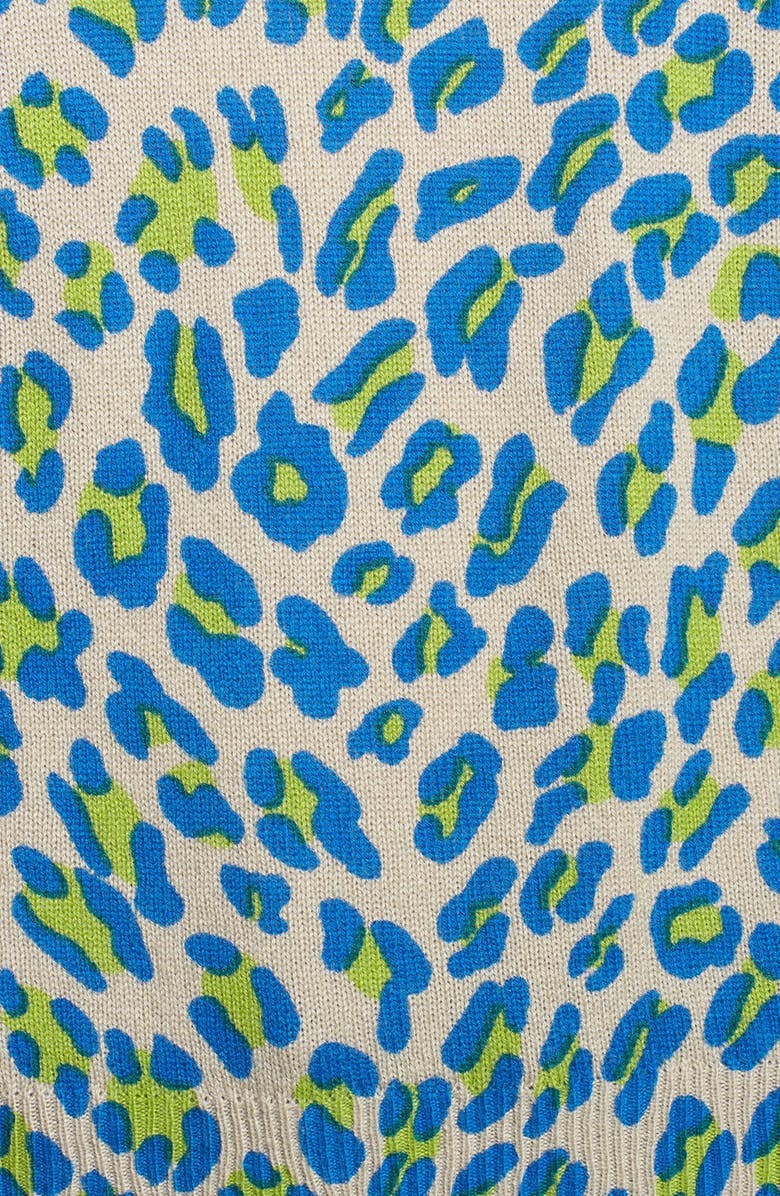 Equipment 'Shane' Leopard Spot Cashmere Sweater, Alternate, color, 