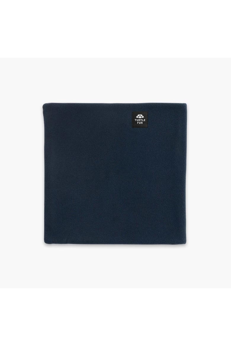 Double-Layer Fleece Neck Warmer, Main, color, Navy