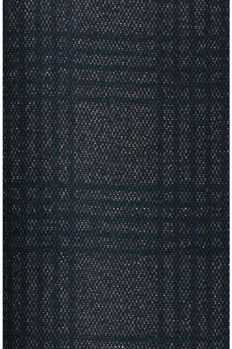 Upton Plaid Double Knit Overshirt, Alternate, color, NAVY