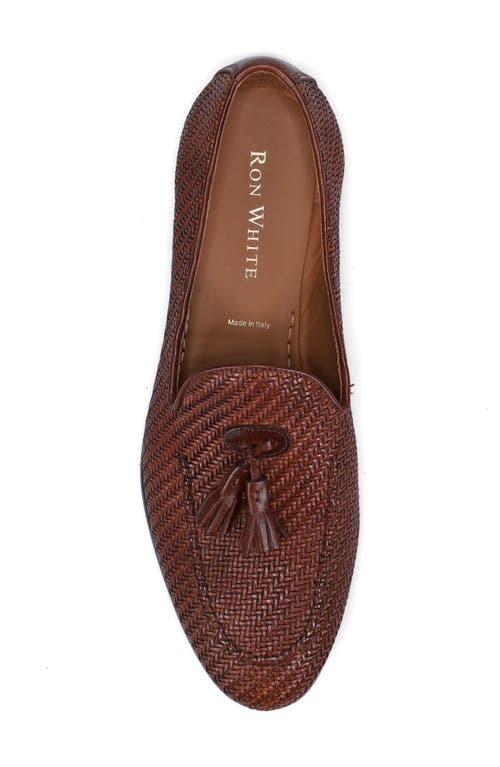 Ron White Silas Water Resistant Tassel Loafer In Cognac