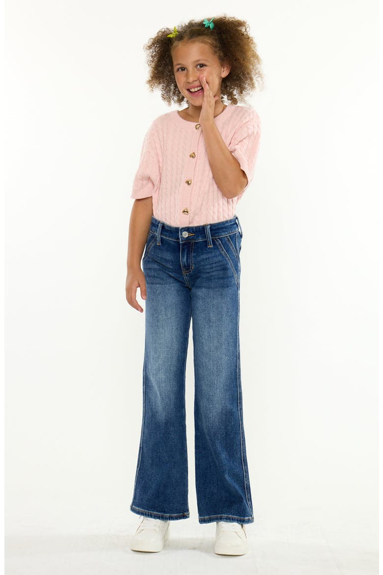 Kayleen Mid Rise Wide Flare Jeans, Alternate, color, Medium Wash