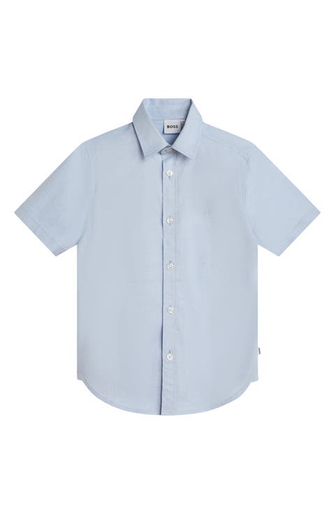 Boys' Blue Shirts & Sweatshirts