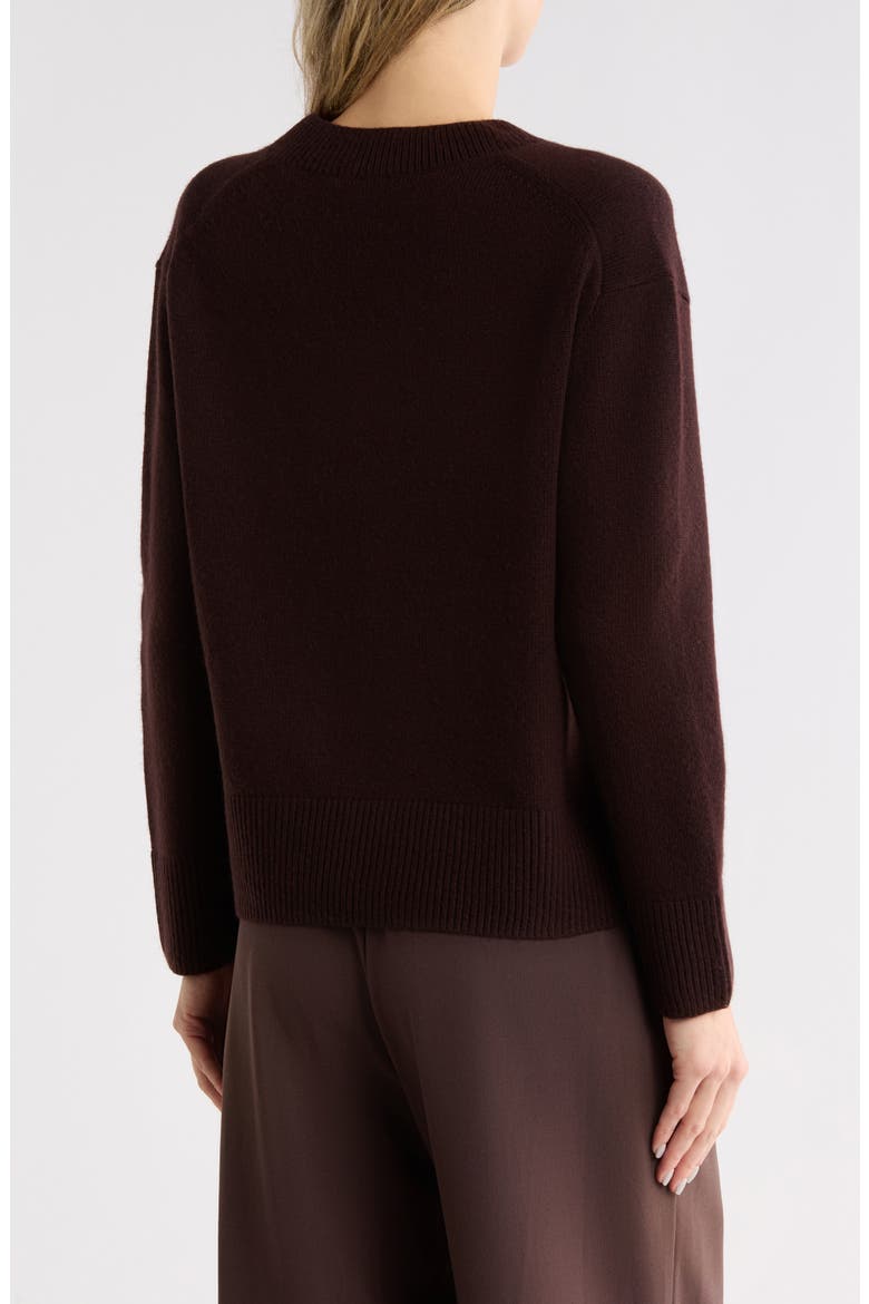 Boxy Wool & Cashmere Sweater, Alternate, color, GANACHE