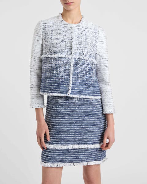 Valerie Short Jacket in Ombre Modern Tweed