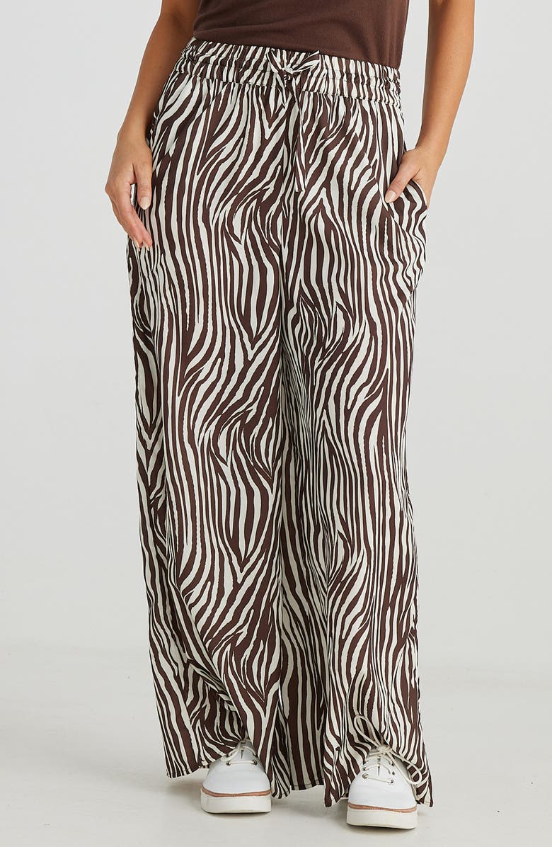 Brave+True Liza Stripe Wide Leg Pants, Main, color, Zigby