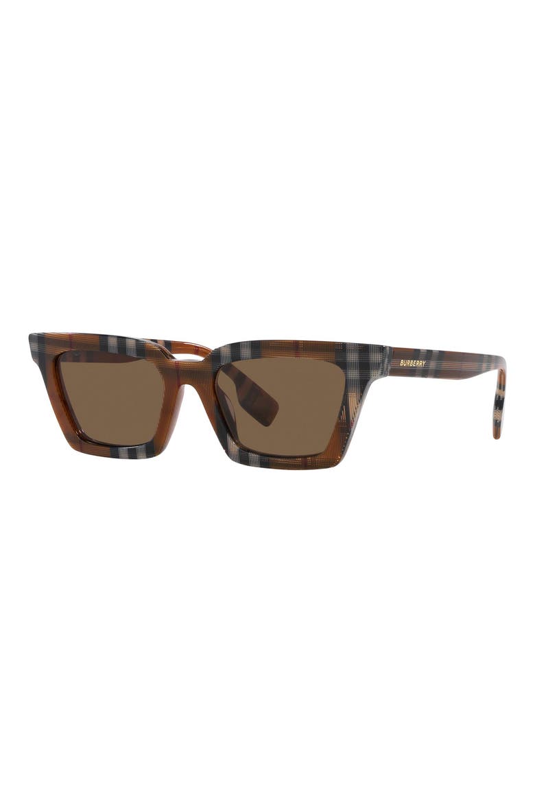 Briar 52mm Square Sunglasses, Alternate, color, DARK BROWN