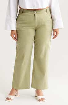 KUT from the Kloth Meg High Waist Wide Leg Twill Pants