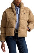 Polo Ralph Lauren Cable Wool & Cashmere Puffer Jacket