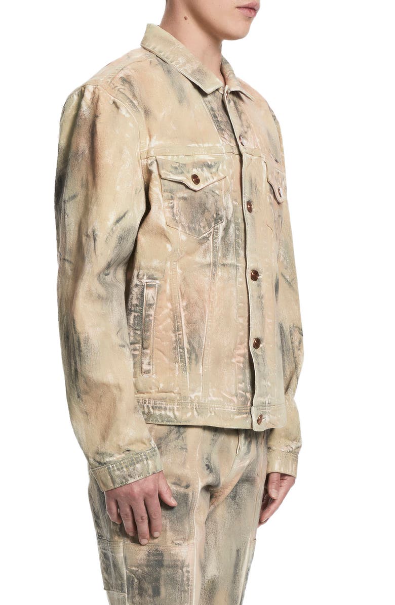 VAYDER Oversize Stretch Denim Trucker Jacket, Alternate, color, Munny