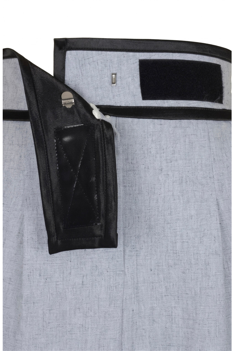 Hidden Front Closure Sleeveless Top & Midi Skirt Set, Alternate, color, Light Grey