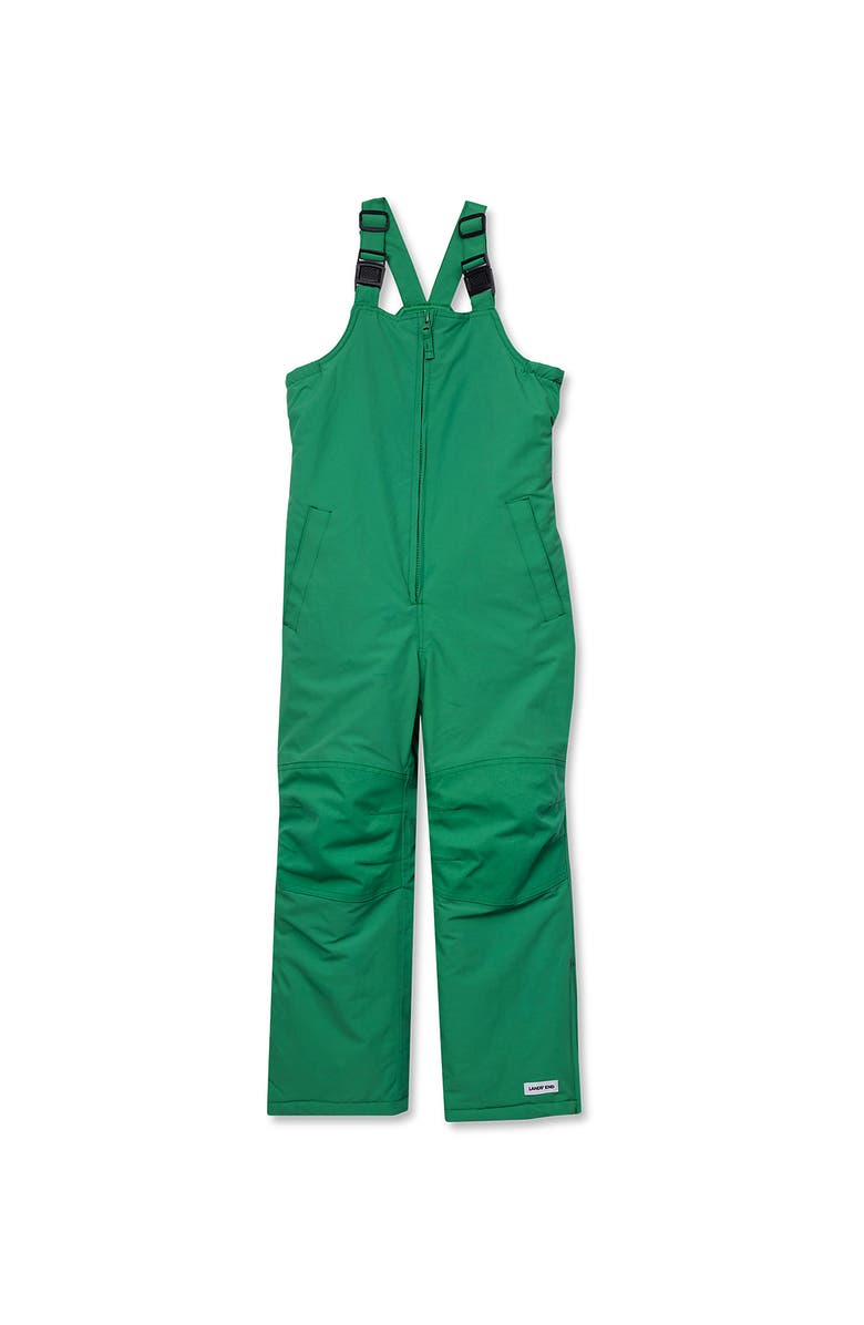 Lands
 End Kids Squall Waterproof Iron Knee Bib Snow Pants, Alternate, color, Leprechaun Green
