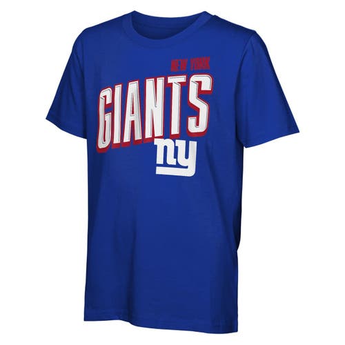 Outerstuff Preschool New York Giants The Mix Combo T-shirt Set In Blue