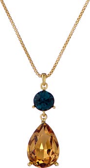 Ted Baker Tearsa Crystal Teardrop Pendant Necklace
