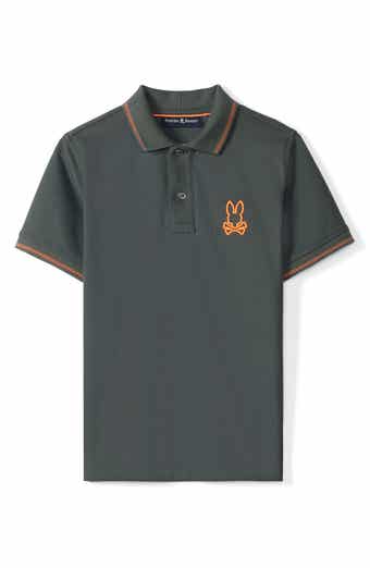 Psycho Bunny Kids' Stanwood Cotton Pique Polo
