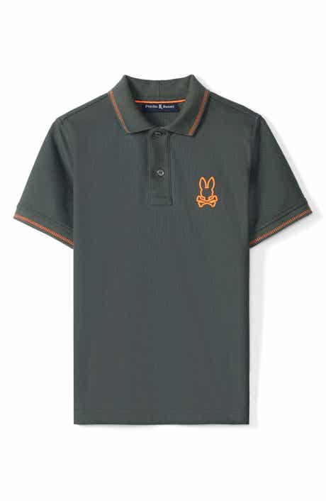 Psycho Bunny Kids' Stanwood Cotton Pique Polo