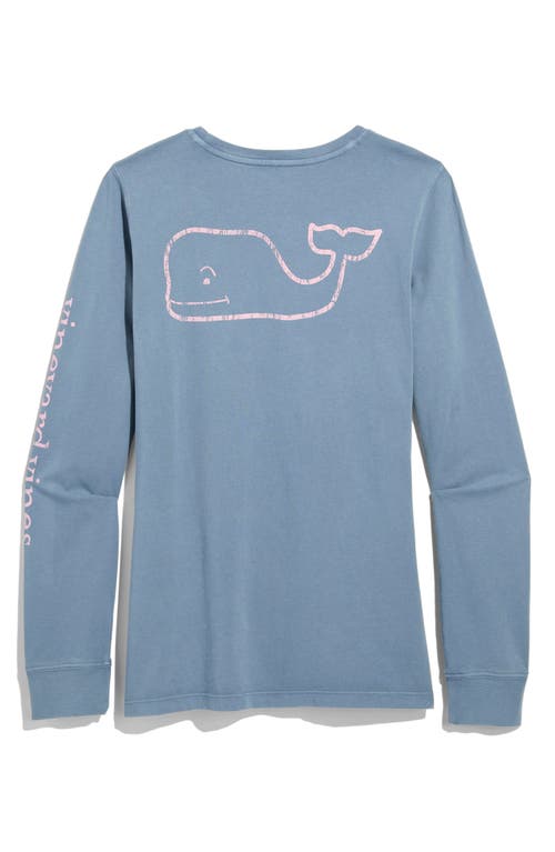Vineyard Vines Whale Graphic Long Sleeve Pocket T-shirt In Blue