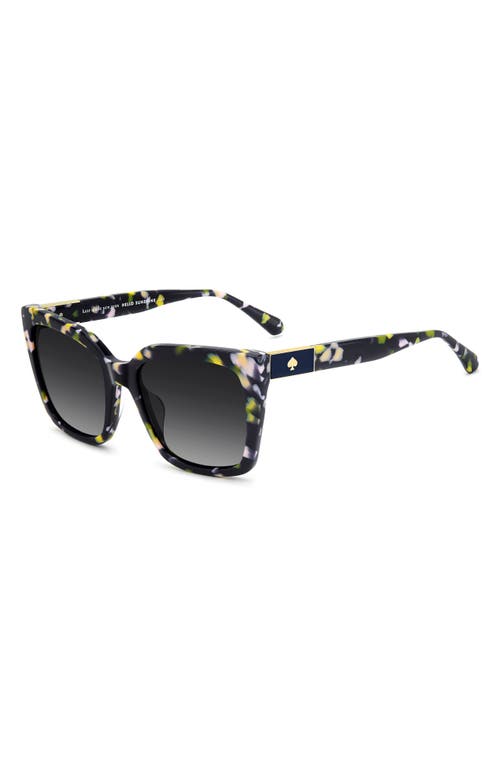 KATE SPADE KATE SPADE NEW YORK LILAH 55MM GRADIENT POLARIZED SQUARE SUNGLASSES