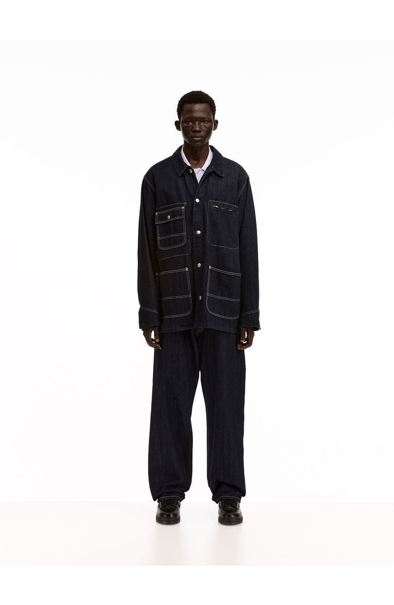 vowels Baggy Denim, Alternate, color, Indigo