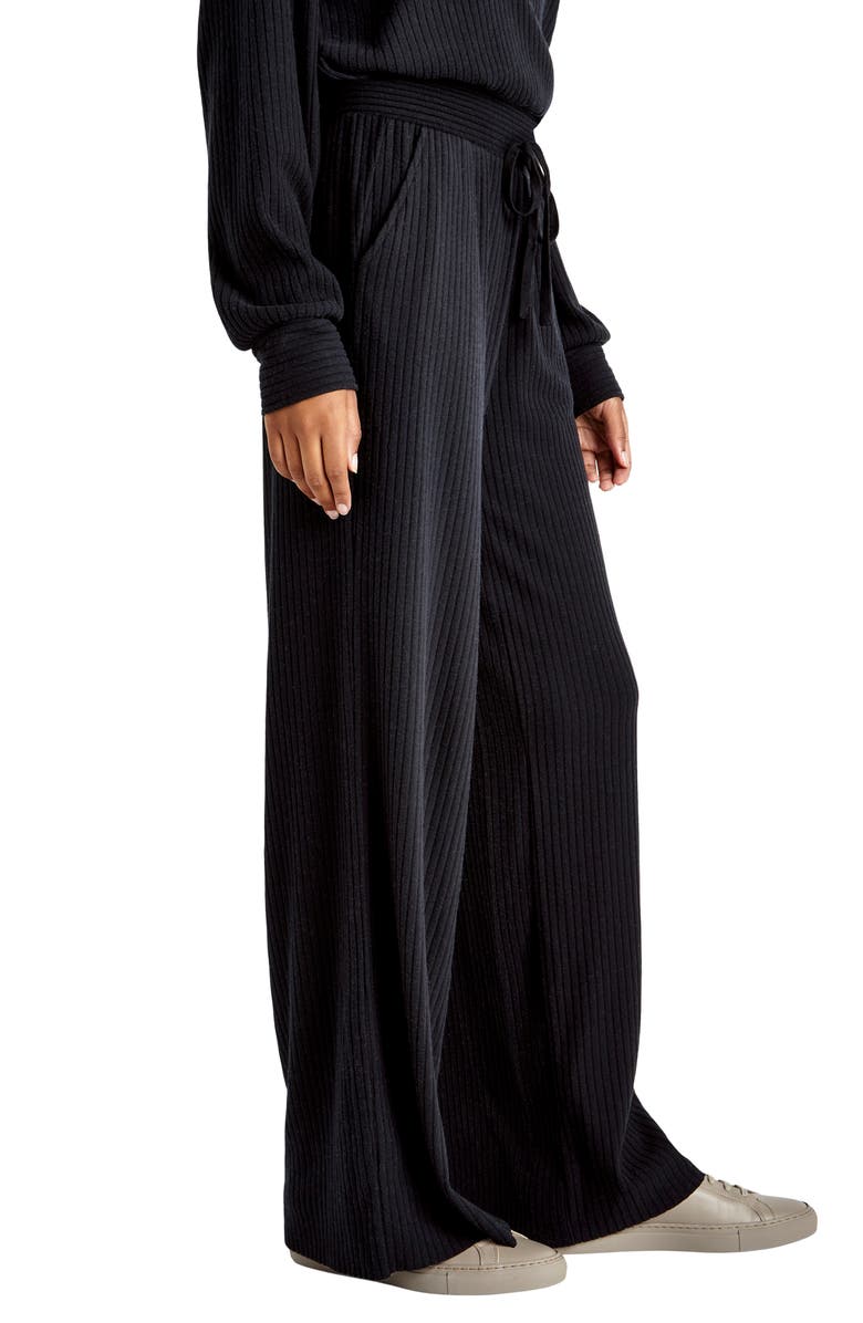 Splendid London Rib Wide Leg Pants, Alternate, color,
