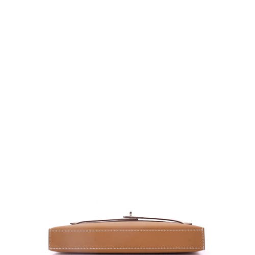 Pre-owned Hermes Hermes Kelly Elan Shoulder Bag Epsom In Gold