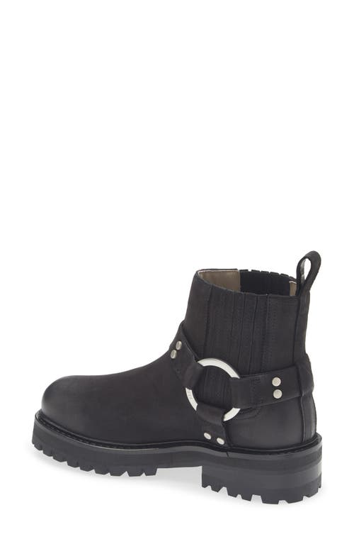Allsaints Maddie Lug Sole Biker Boot In Black