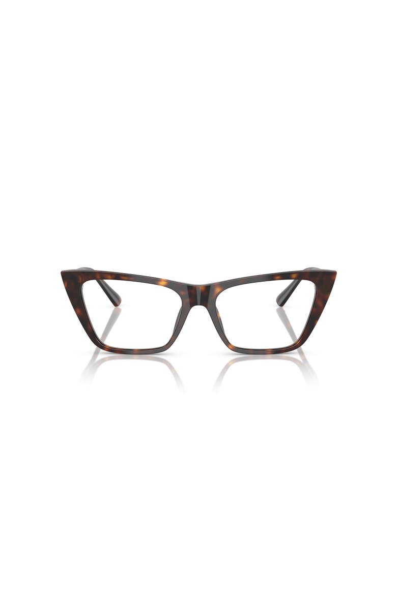52mm Cat Eye optical glasses, Alternate, color, Tortoise