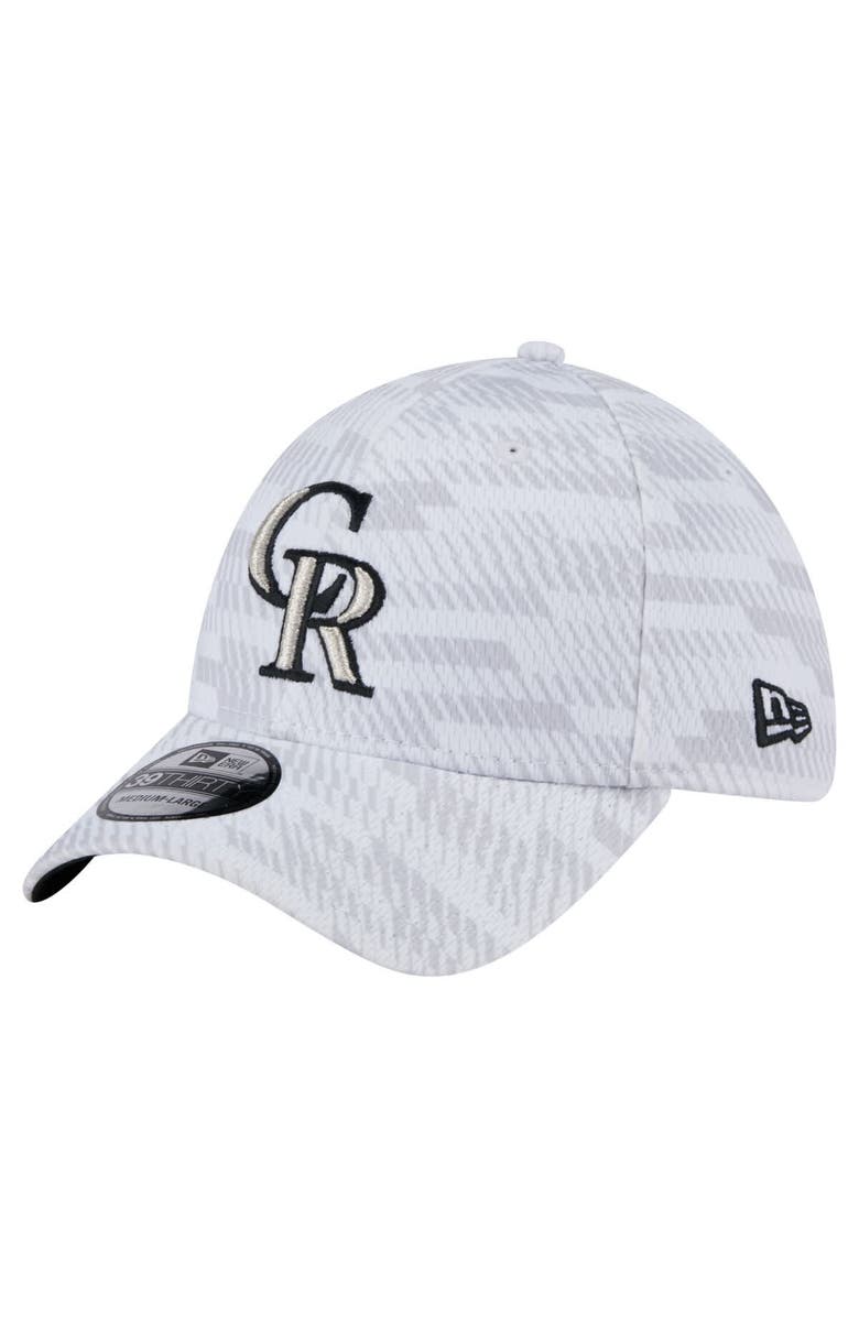 New Era Men's New Era White Colorado Rockies Graded 39THIRTY Flex Hat, Alternate, color, White