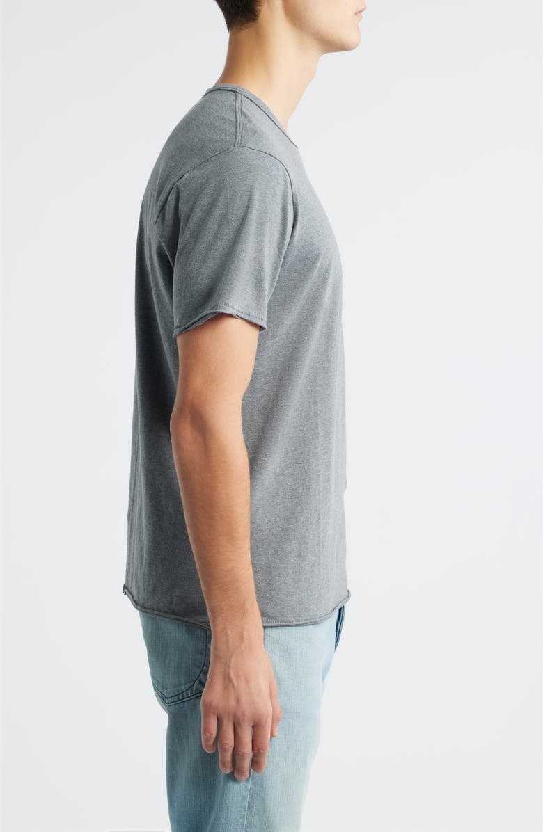 rag & bone Miles Melange Pocket T-Shirt, Alternate, color, Heather Charcoal