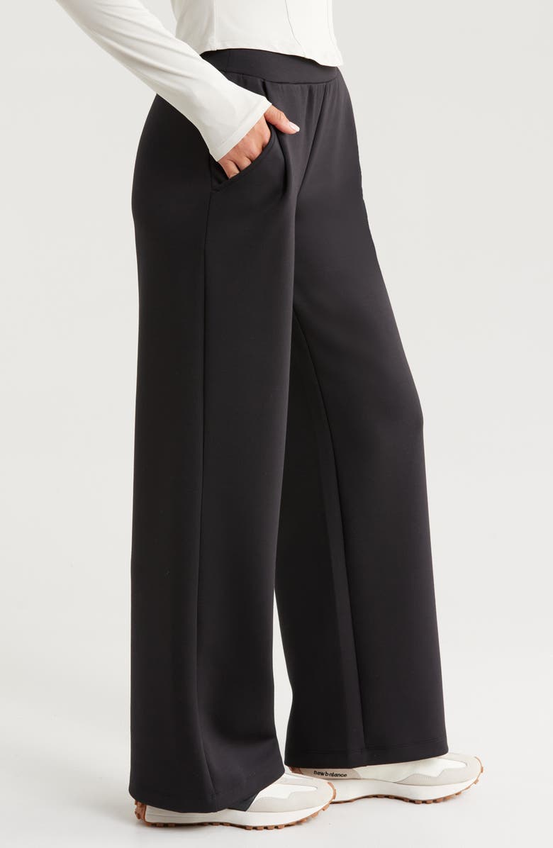 Zella Luxe Wide Leg Pants, Alternate, color, 