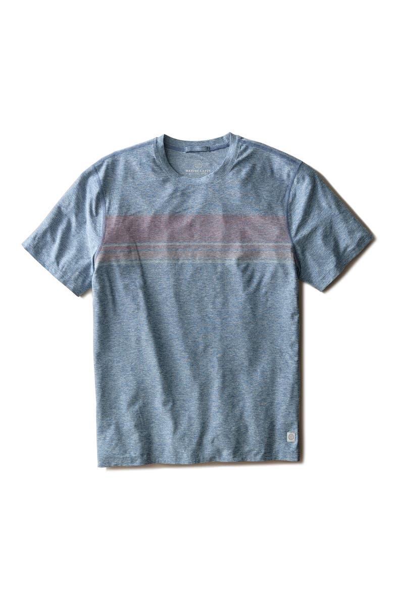 Everyday Sport Stripe T-Shirt, Alternate, color, VINTAGE INDIGO HEATHER
