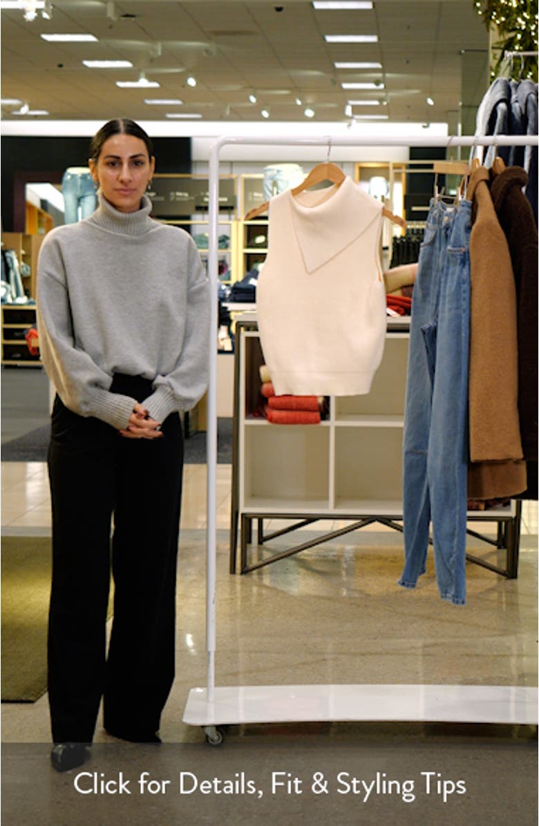 Cowl Neck Sleeveless Sweater, sales video thumbnail