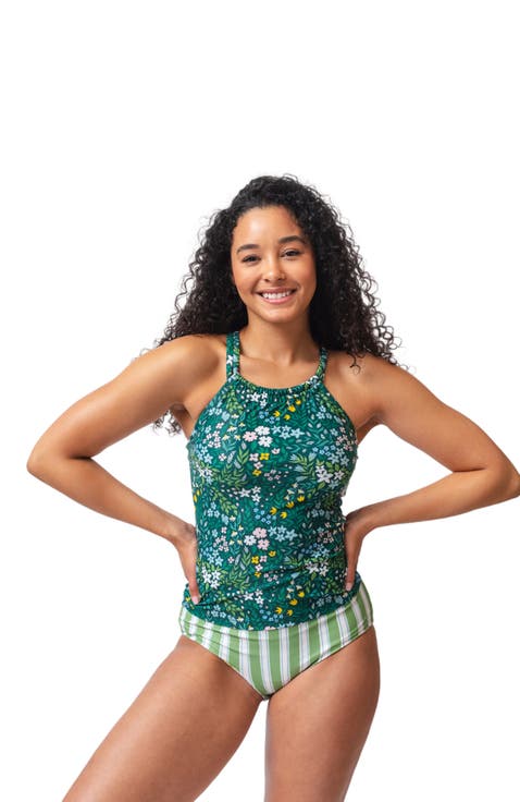 Double-Cinch Tankini Top
