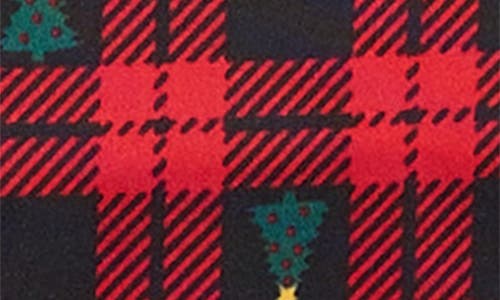 Jaclyn Matching Family Christmas Tree Plaid Dog Pajamas In Red